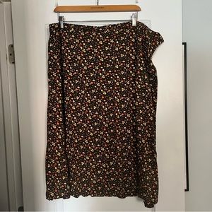 Old navy floral midi skirt